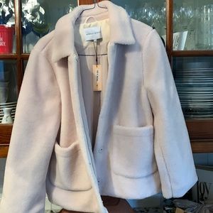 Rebecca Minkoff all wool Sherpa teddy Harley coat. Retail348‎ . NWT